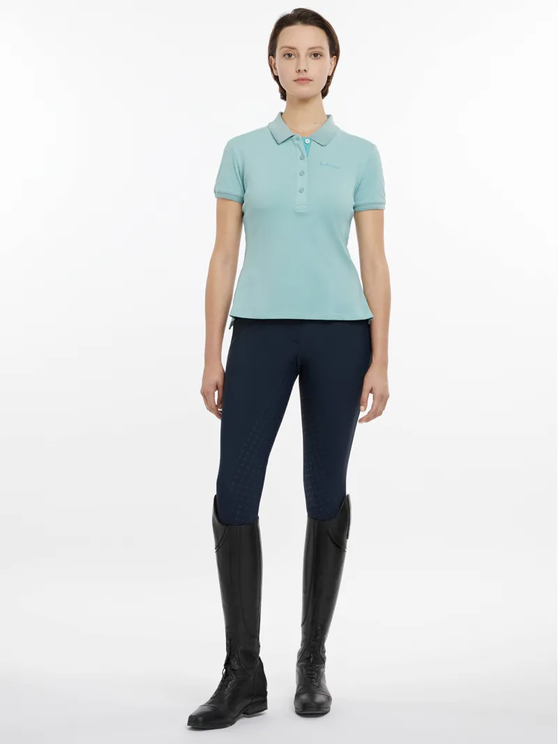 LeMieux Classique Polo Shirt Aqua-4