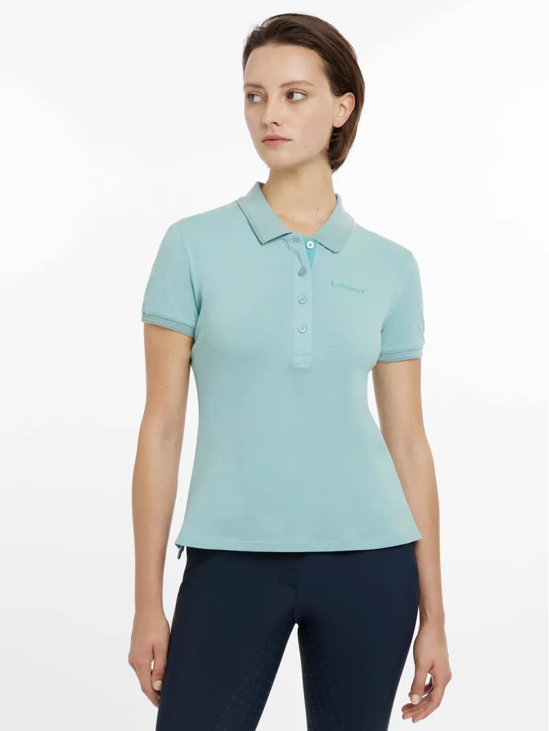 LeMieux Classique Polo Shirt Aqua