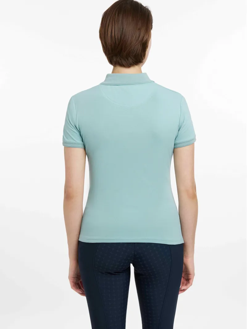 LeMieux Classique Polo Shirt Aqua-1