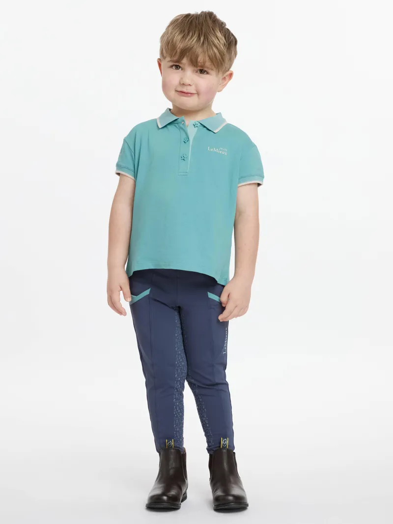 LeMieux Mini Polo Shirt Lagoon
