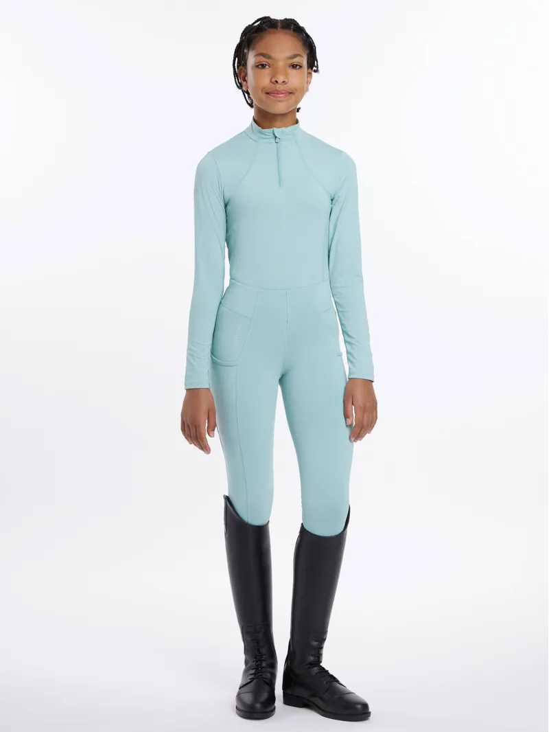 LeMieux Young Rider Base Layer Aqua-1