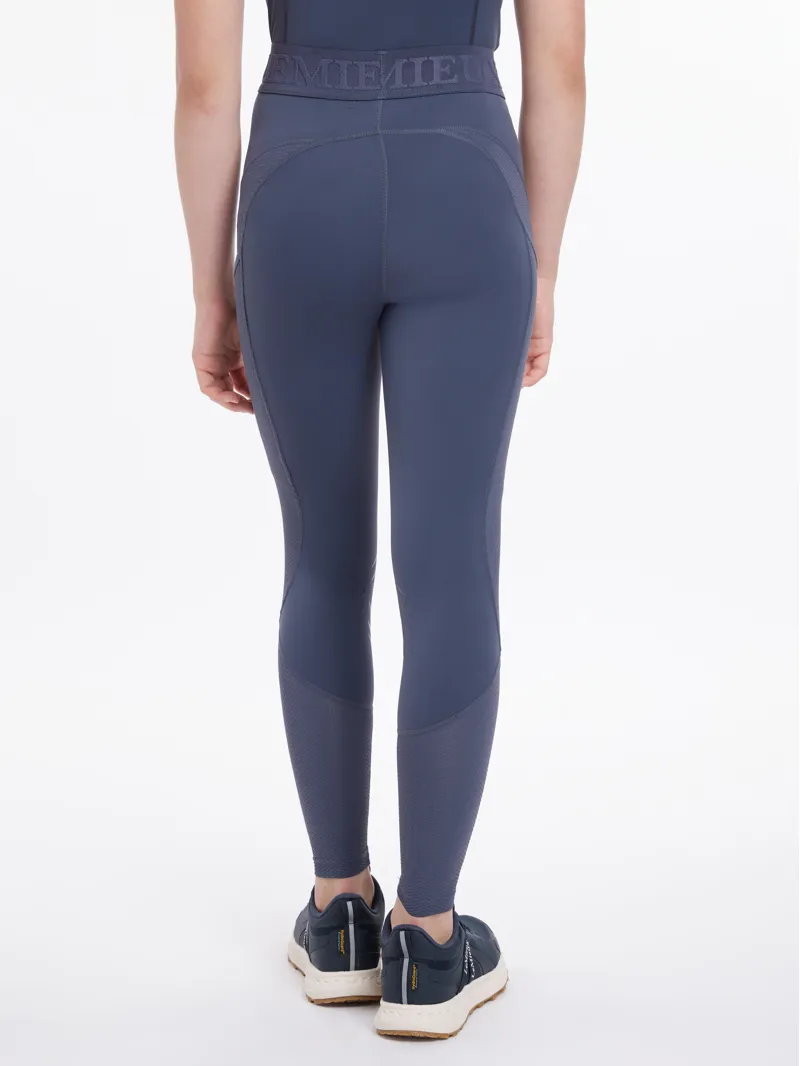 LeMieux Young Rider Lizzie Mesh Legging Dusk Blue-1