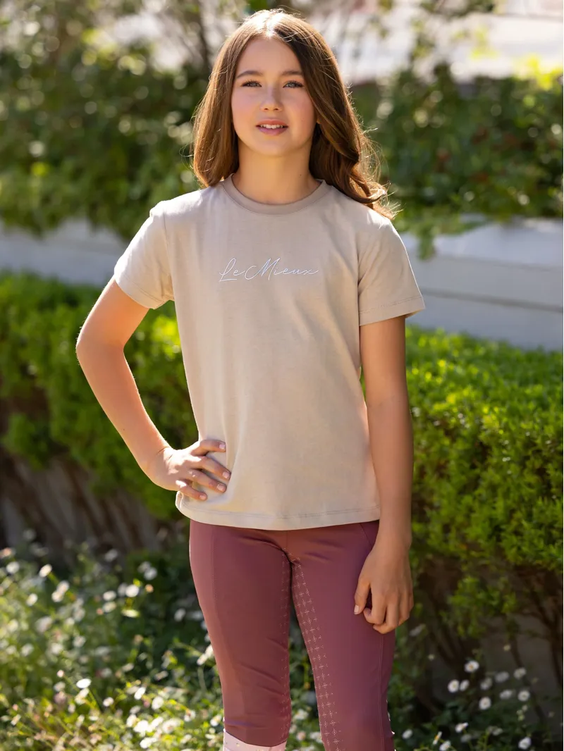 LeMieux Young Rider Arianna T-Shirt Almond-4