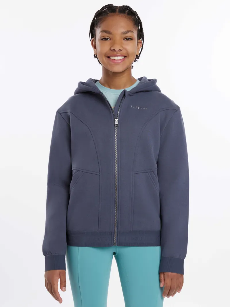 LeMieux Young Rider Hadley Hoodie Dusk Blue-4