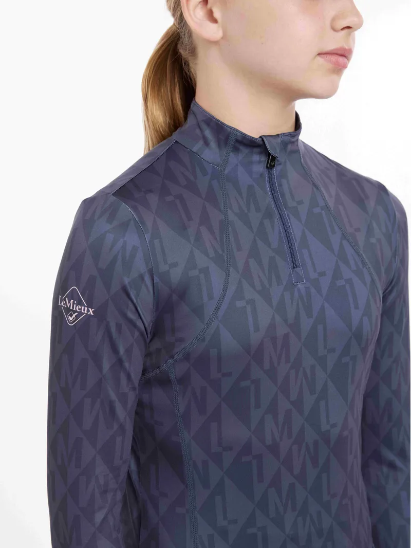 LeMieux Young Rider Clea Base Layer Dusk Blue-2