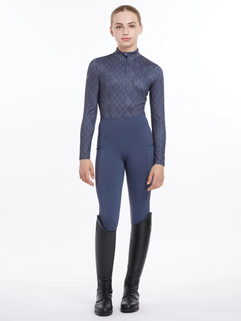 LeMieux Young Rider Clea Base Layer Dusk Blue-3