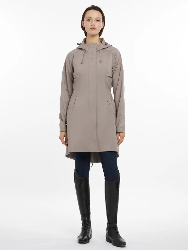 LeMieux Grace Long Rain Jacket Pecan-2