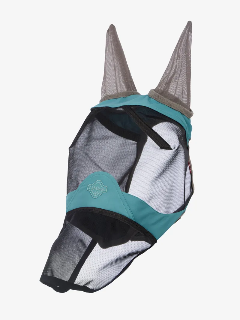 LeMieux Visor-Tek Full Fly Mask - Lagoon-1