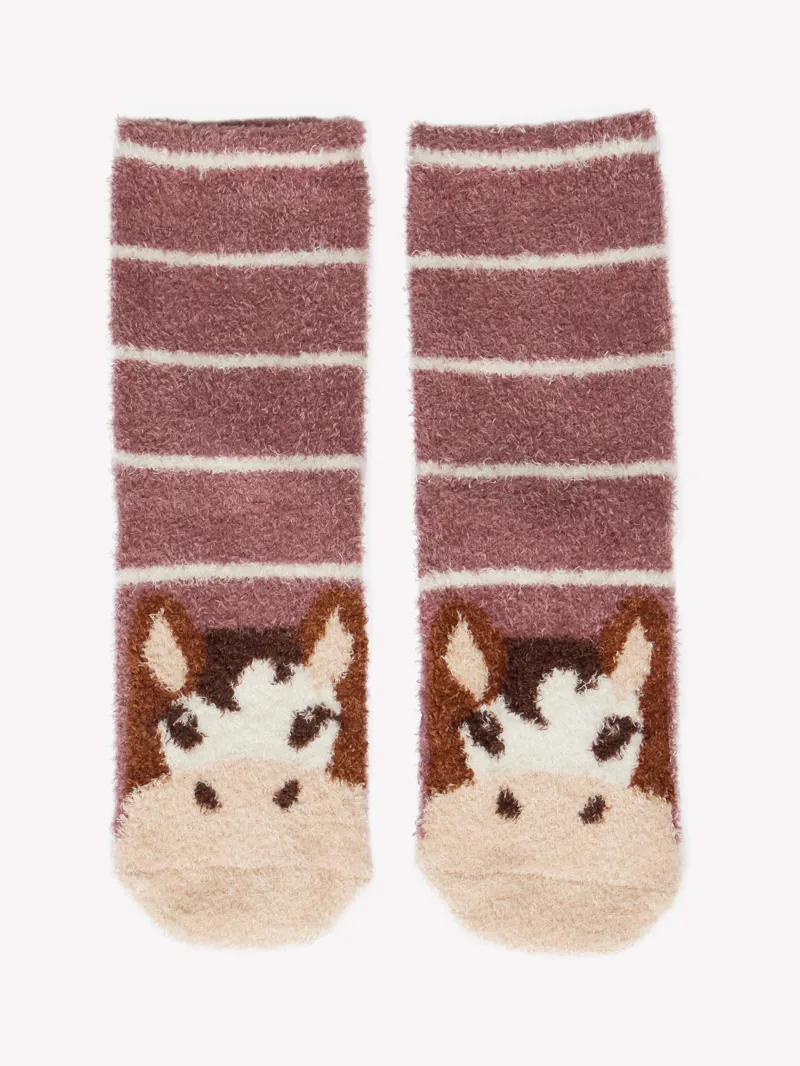 LeMieux Mini Fluffy Character Socks Duke