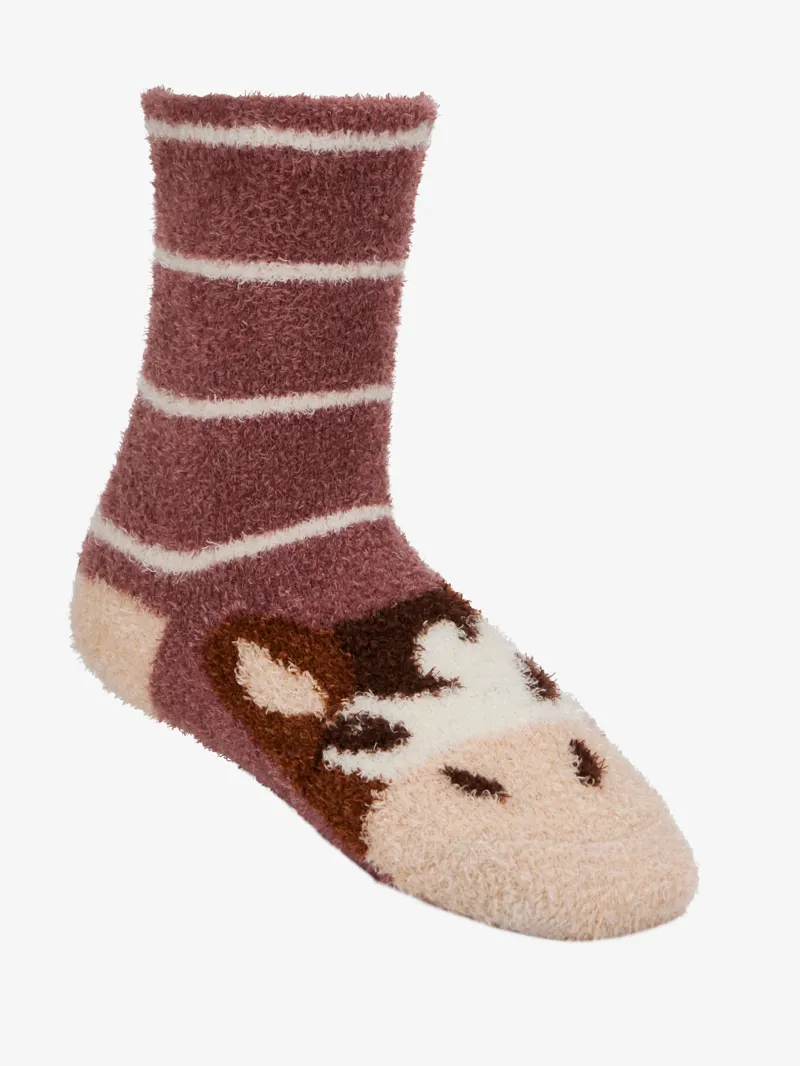 LeMieux Mini Fluffy Character Socks Duke-1