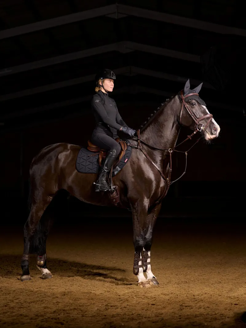 LeMieux ProForm Moulded Close Contact Pad - Black - Large-2