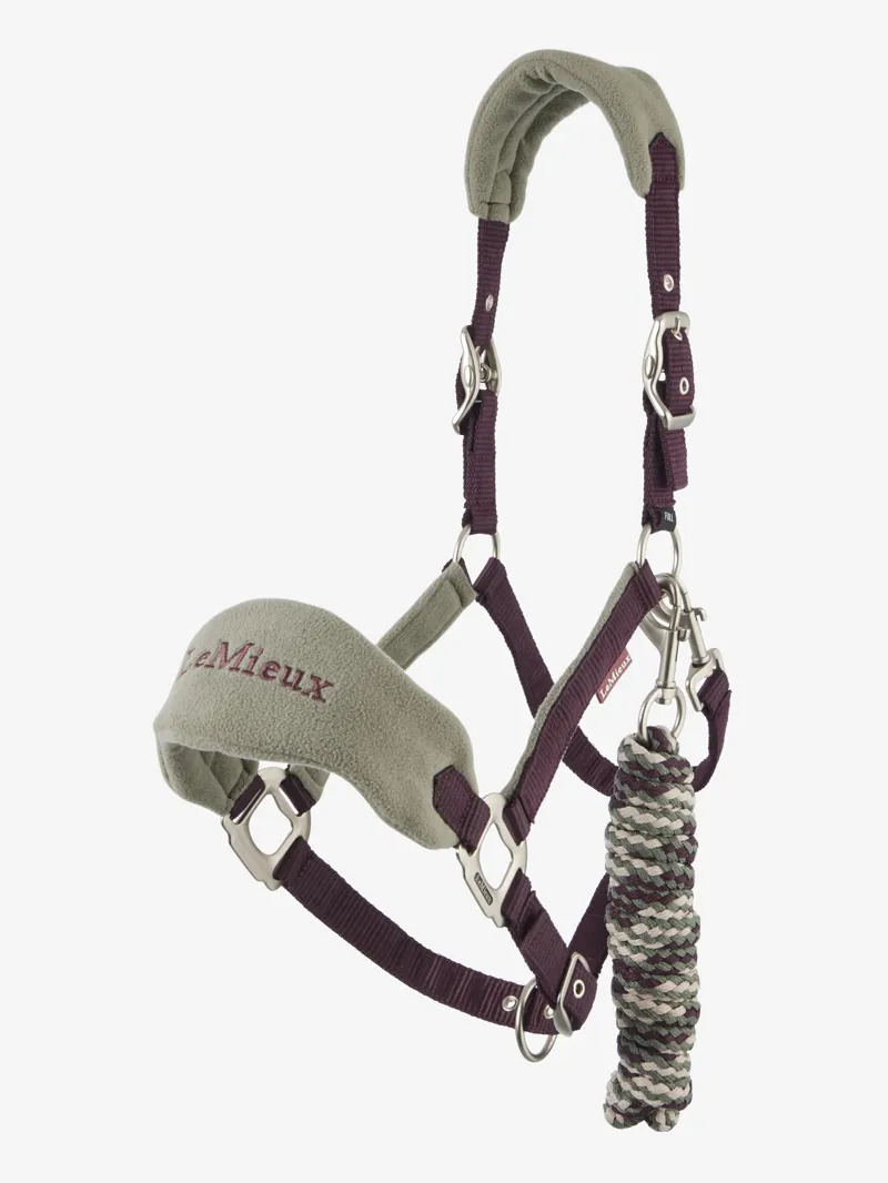 LeMieux Vogue Headcollar and Leadrope Damson