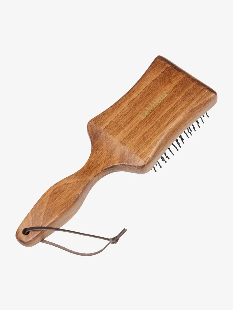 LeMieux Artisan Mane and Tail Brush - Brown-1