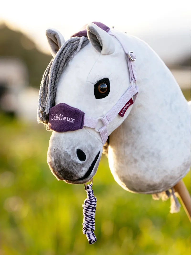 LeMieux Hobby Horse Vogue Headcollar and Leadrope - Lilac-1
