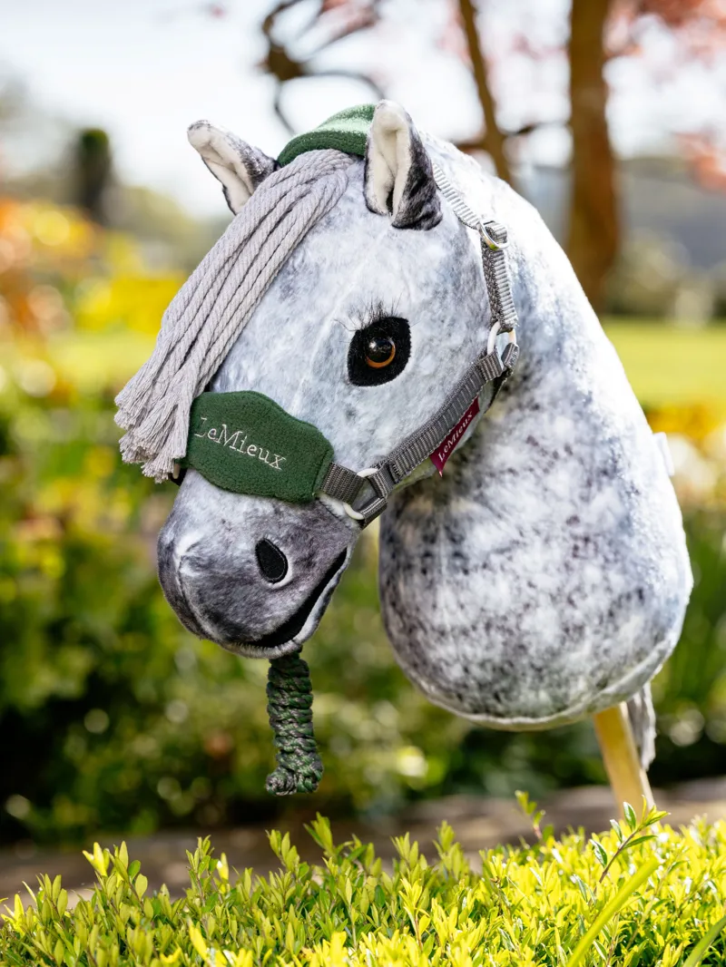 LeMieux Hobby Horse Vogue Headcollar and Leadrope - Hunter Green-1