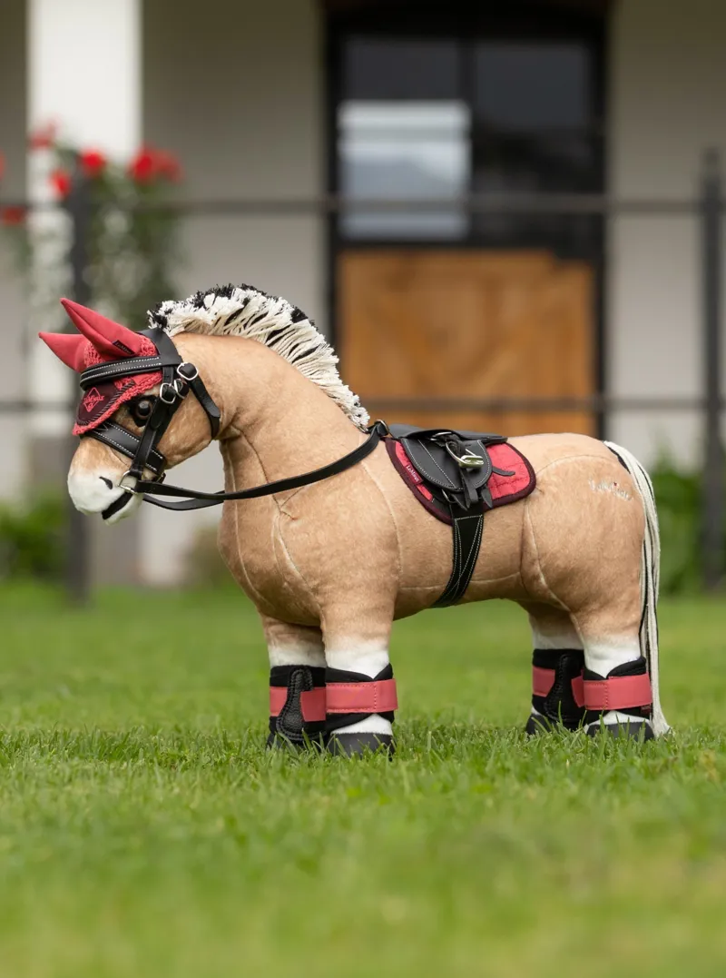 LeMieux Toy Pony Fly Hood - Cranberry-1