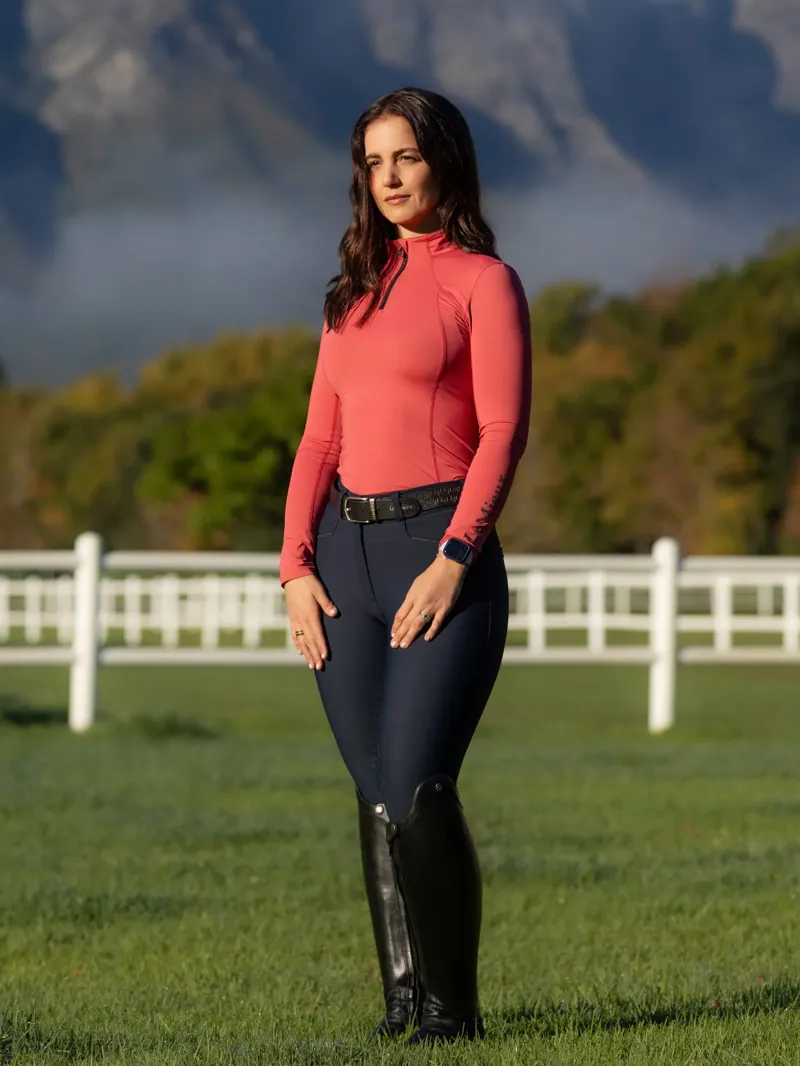 LeMieux Classique Baselayer - Cranberry-3