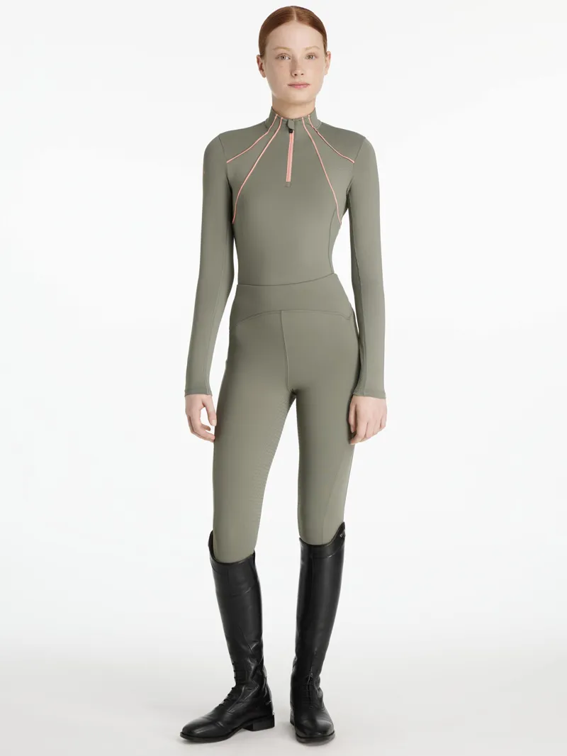 LeMieux Young Rider Mia Mesh Base Layer - Rosemary-3