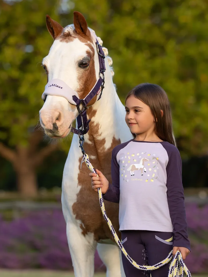 LeMieux Mini Vogue Headcollar and Leadrope - Juniper-1