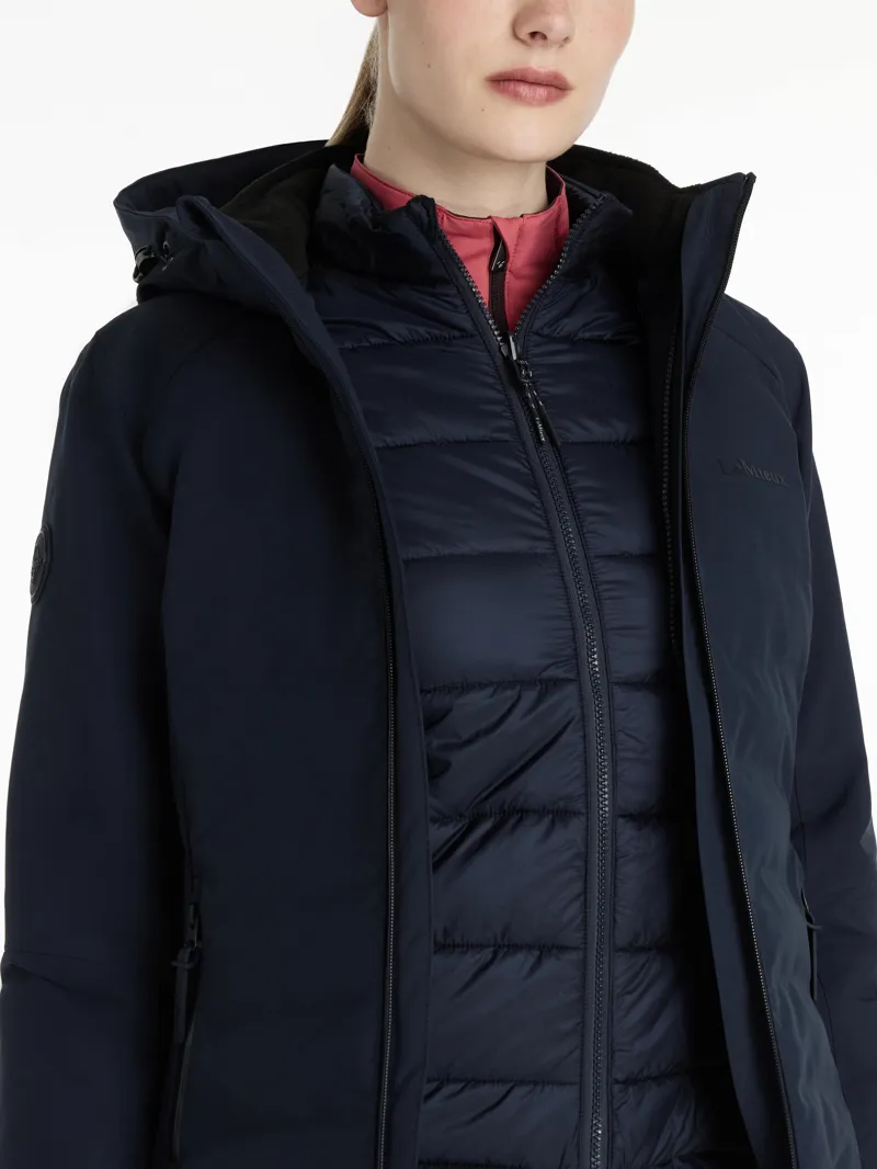 LeMieux Brooke Waterproof Hybrid Jacket - Navy-1