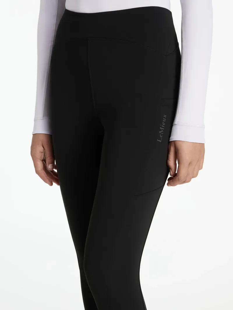 LeMieux Young Rider Nell Brushed Pull Ons-Black-2