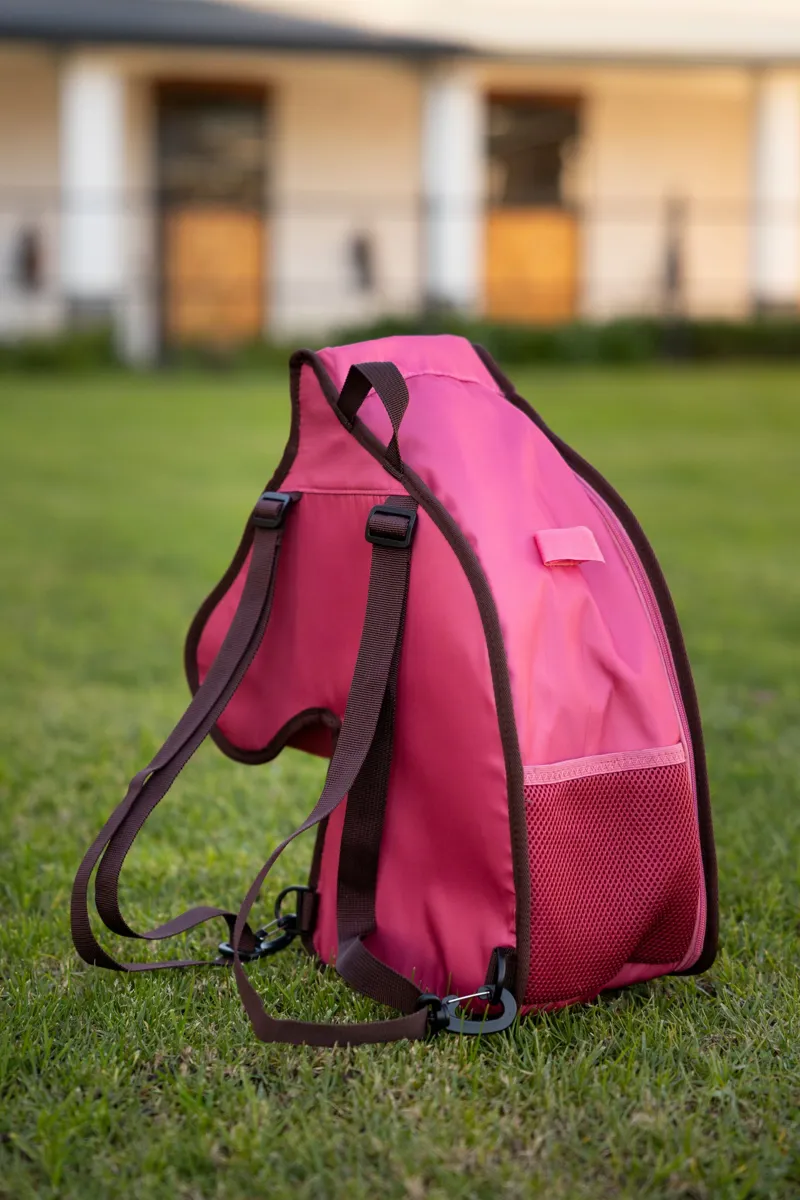 LeMieux Hobby Horse Carry Bag - Cranberry-1