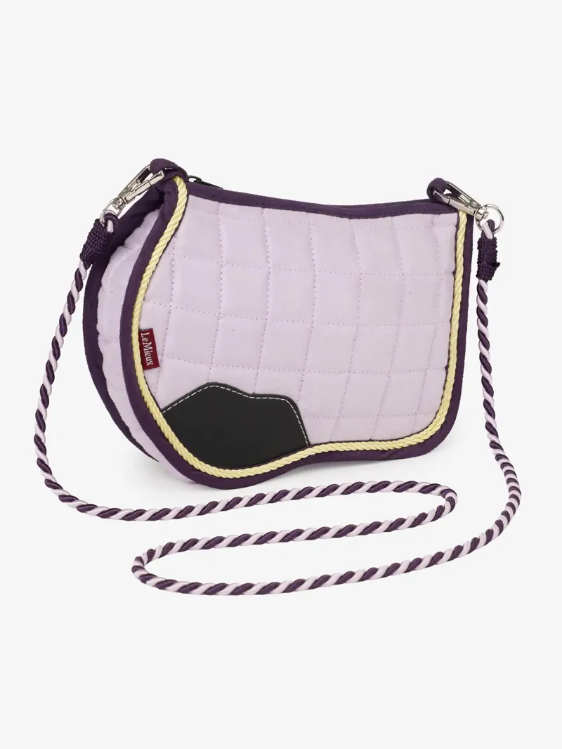 LeMieux Saddle Pad Crossbody Bag - Lilac