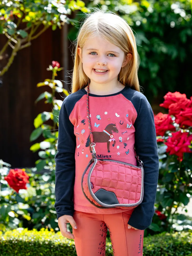 LeMieux Saddle Pad Crossbody Bag - Cranberry