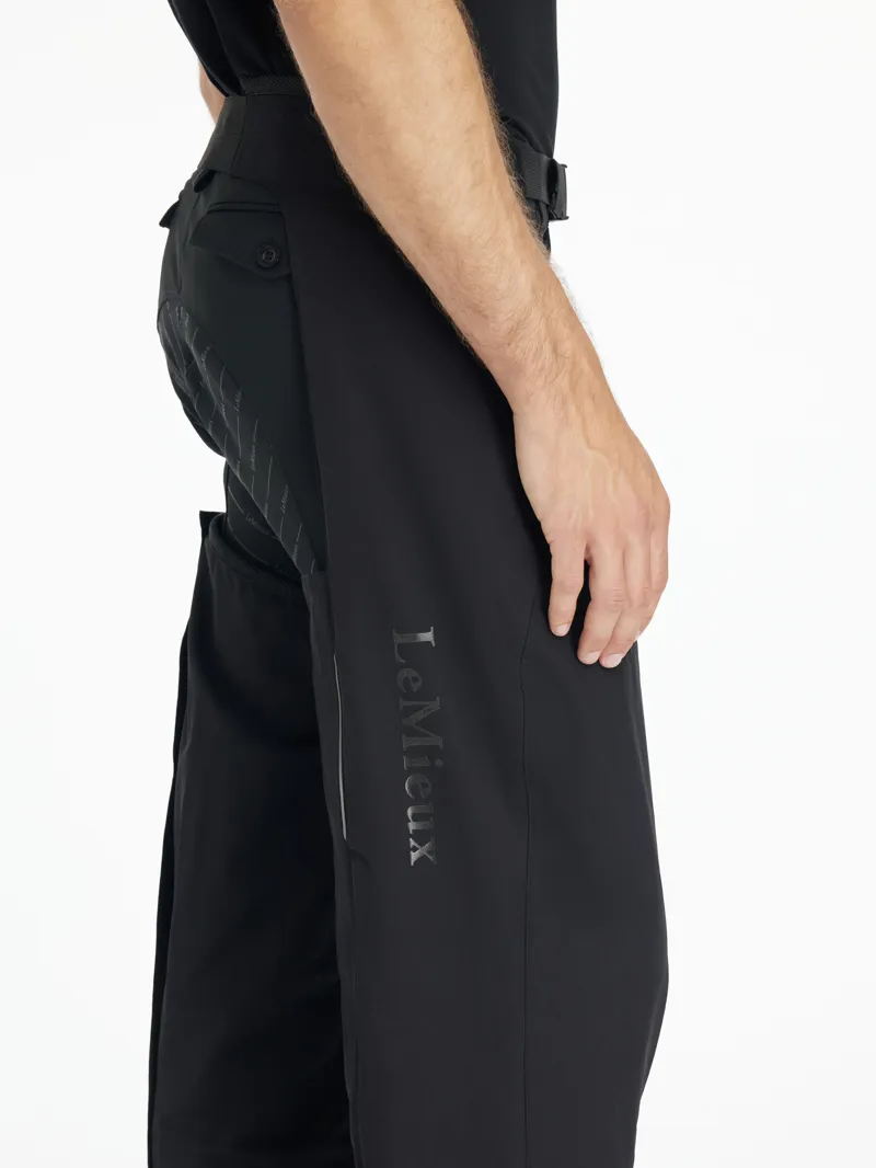 LeMieux Stormwear Lined Waterproof Chaps - Black-2
