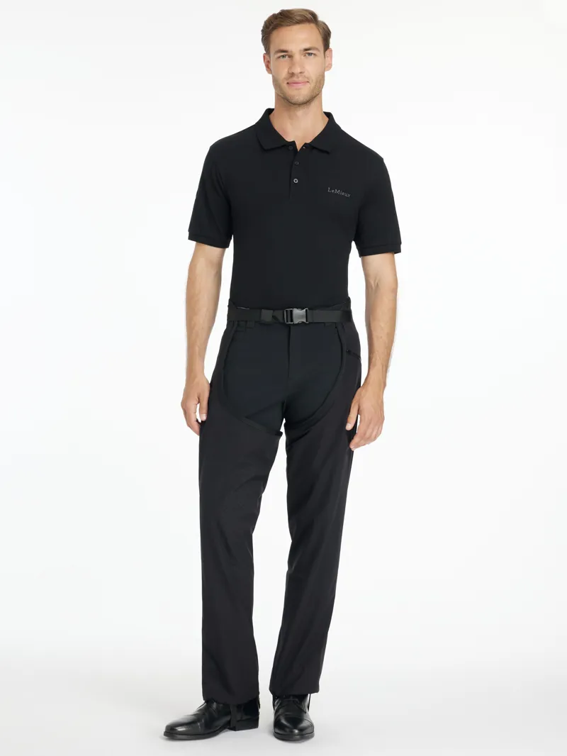 LeMieux Stormwear Lined Waterproof Chaps - Black-3