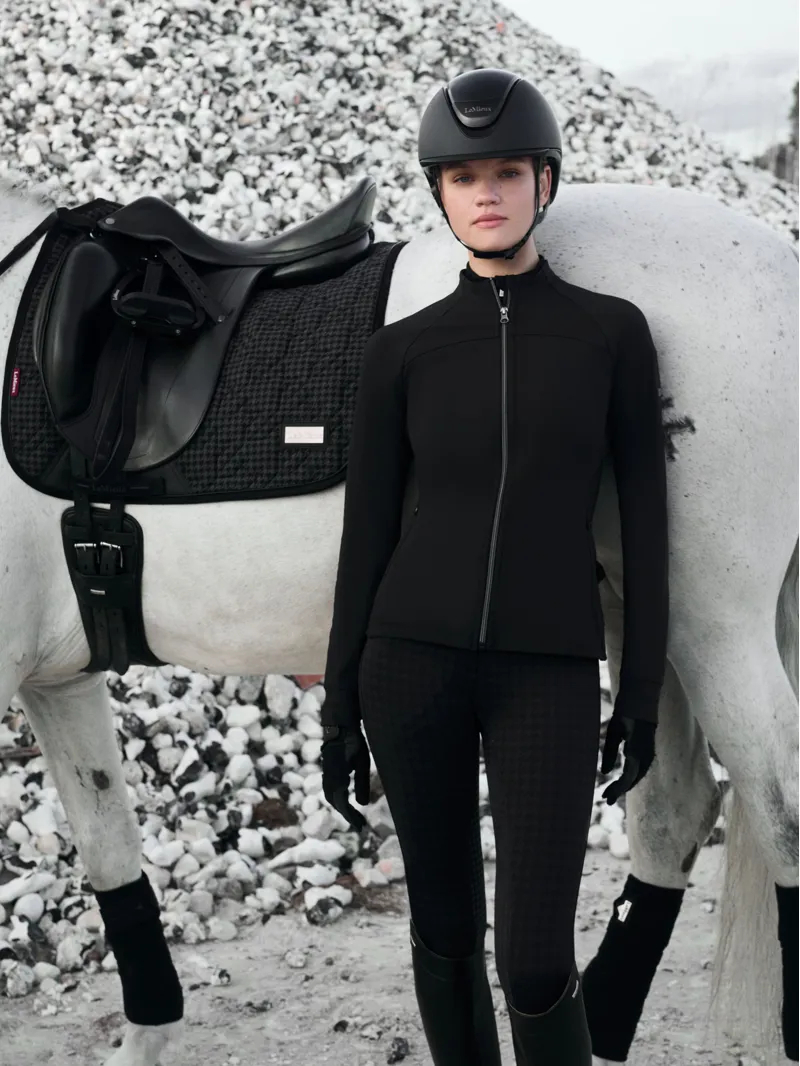 LeMieux Aspen Brushed Zip Through Jacket - Black-3