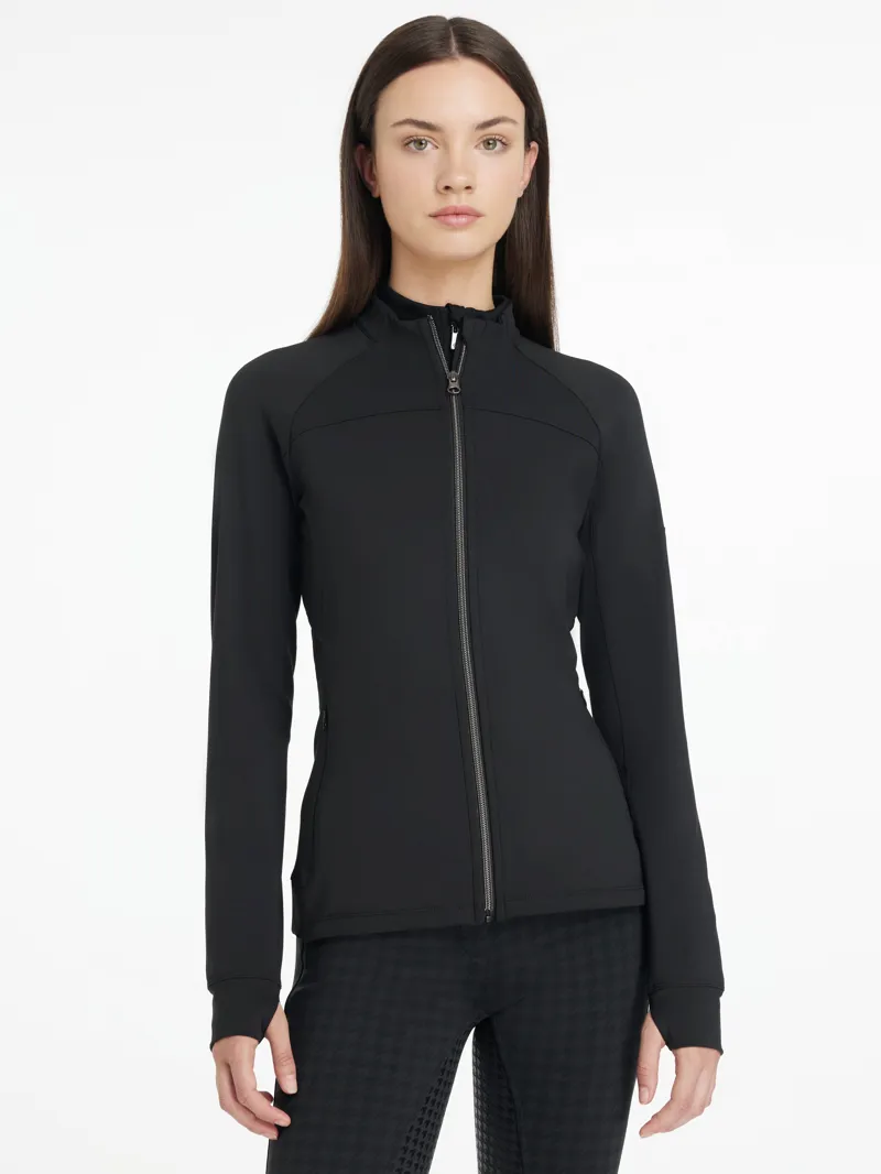 LeMieux Aspen Brushed Zip Through Jacket - Black