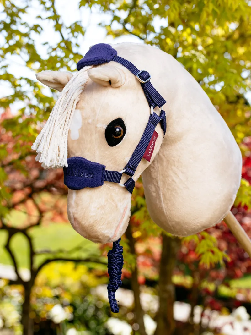 LeMieux Hobby Horse Vogue Headcollar and Leadrope - Ink Blue-1