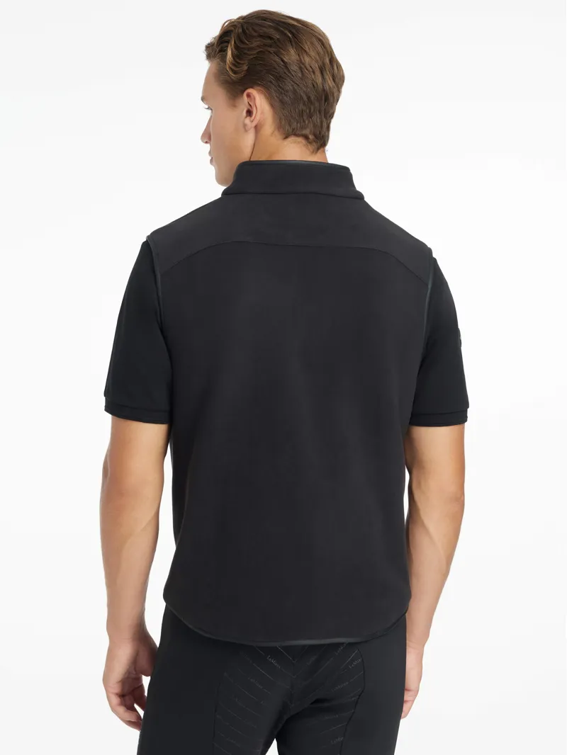 LeMieux Mens Fleece Gilet - Black-1