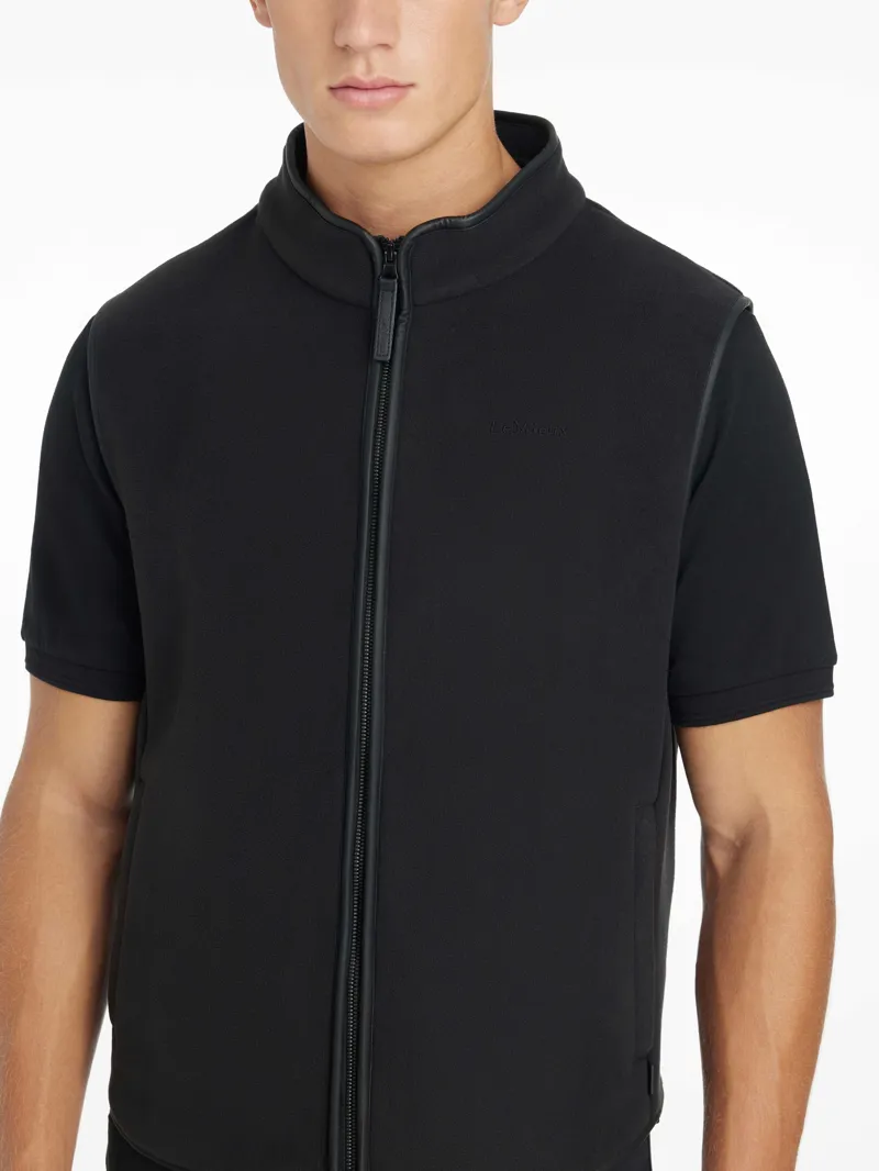 LeMieux Mens Fleece Gilet - Black-2
