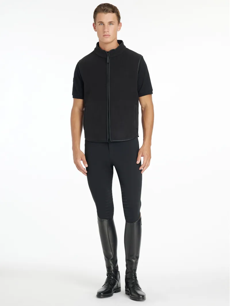 LeMieux Mens Fleece Gilet - Black-3