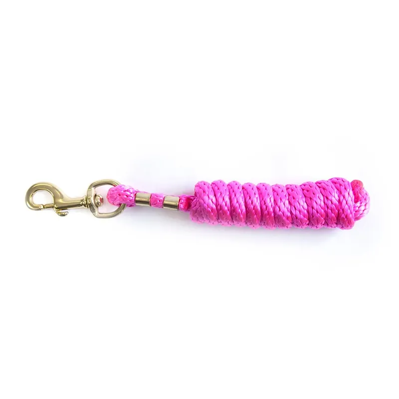 KM Elite 6ft Lead Rope Hot Pink