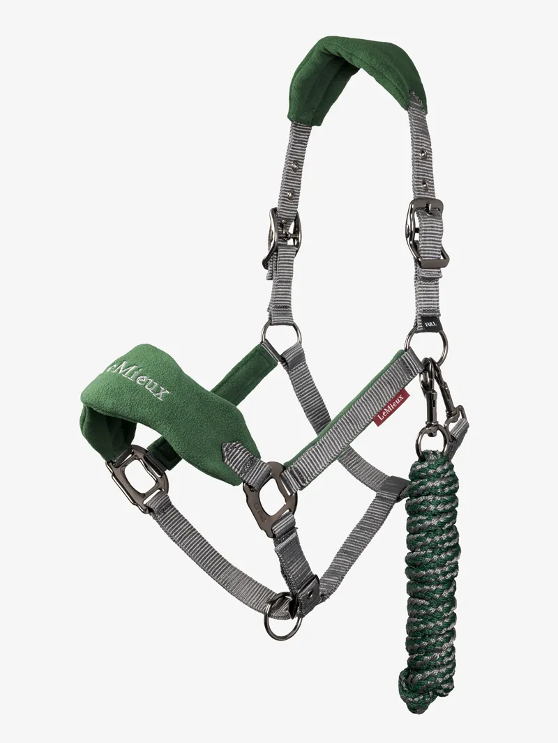 LeMieux Vogue Headcollar and Leadrope - Hunter Green