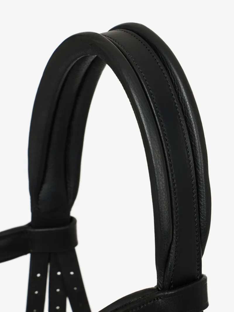 LeMieux Arika Drop Bridle Black Silver-1