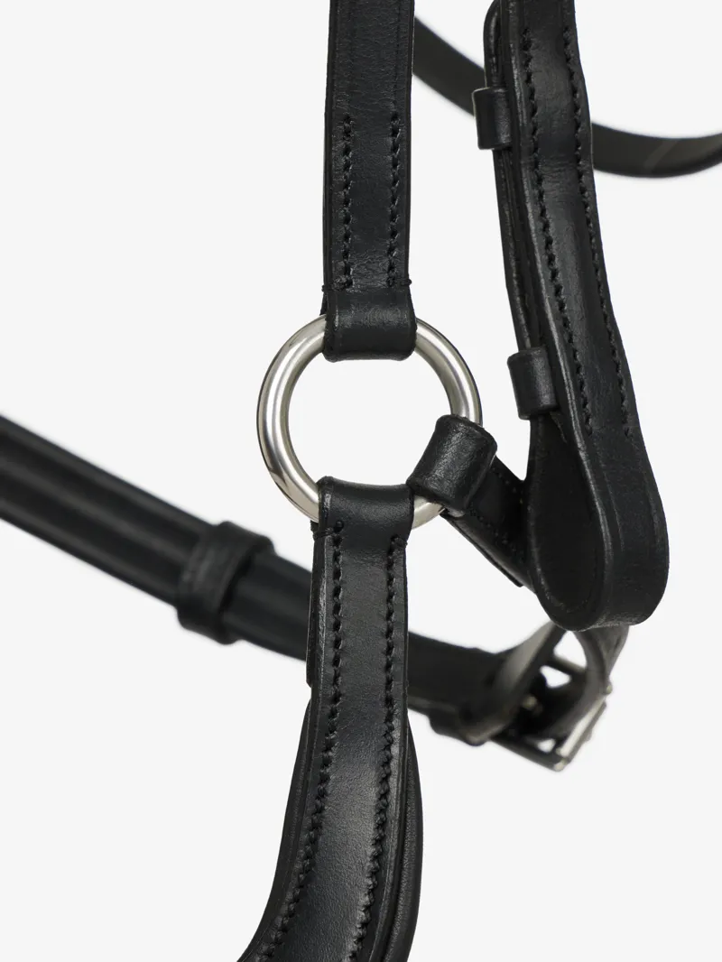 LeMieux Arika Drop Bridle Black Silver-2