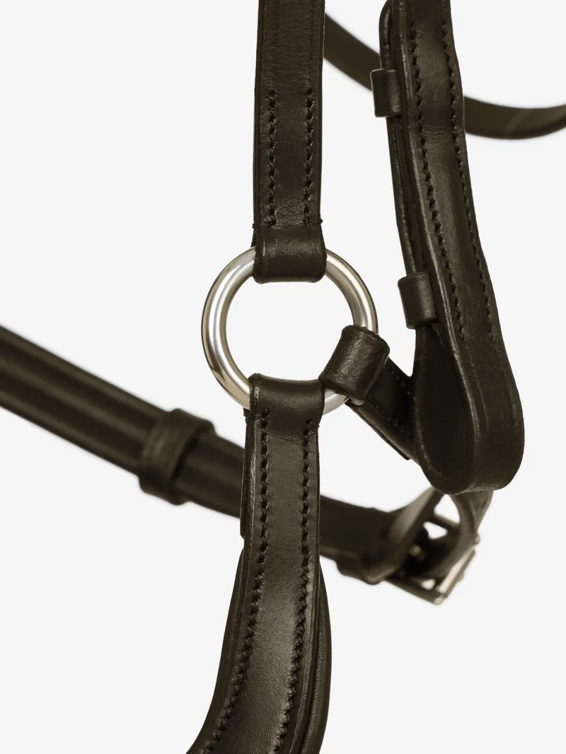 LeMieux Arika Drop Bridle Brown Silver -2