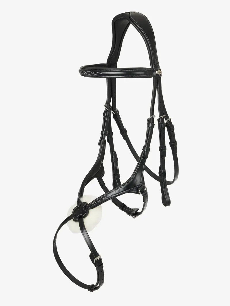 LeMieux Kudos Grackle Bridle Black