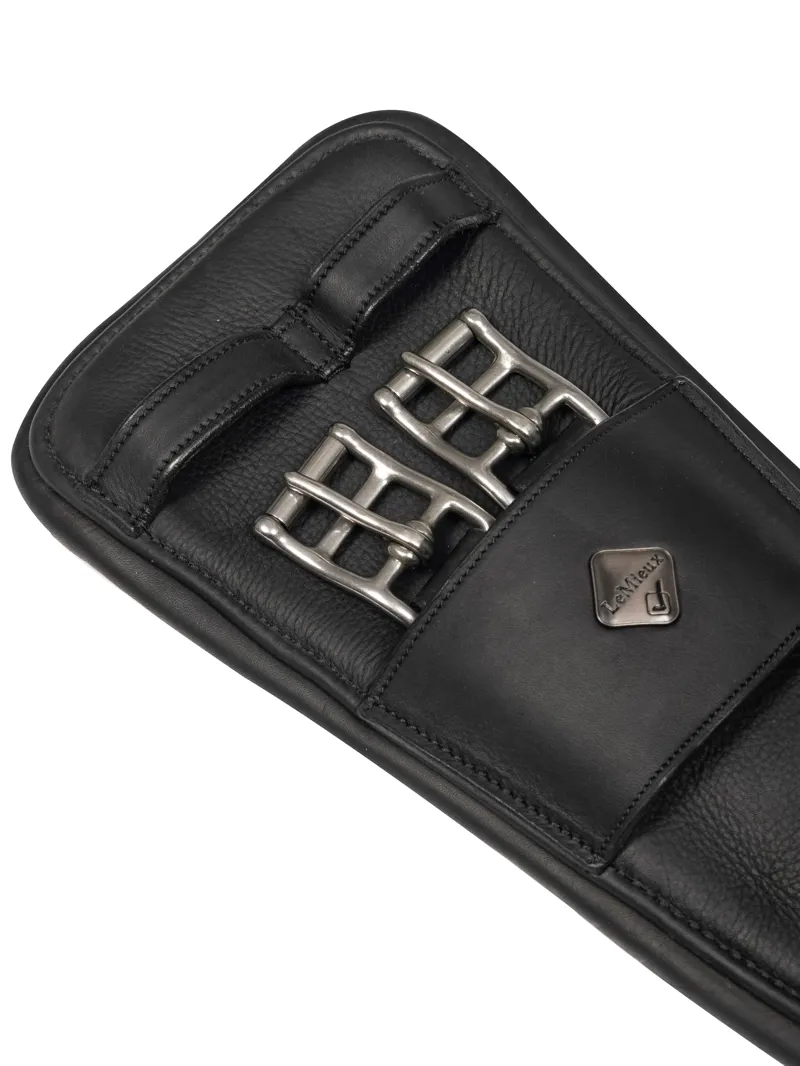 LeMieux Gel-Tek Anatomic Dressage Girth Black-2