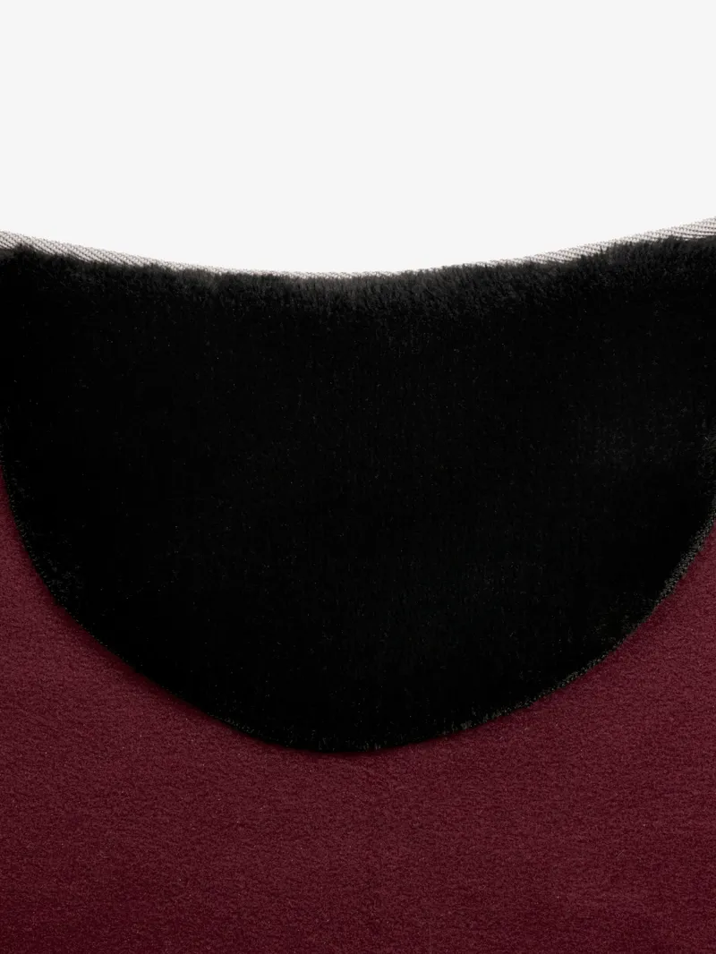 LeMieux Arika Jersey-Tek Fleece Rug - Burgundy-3