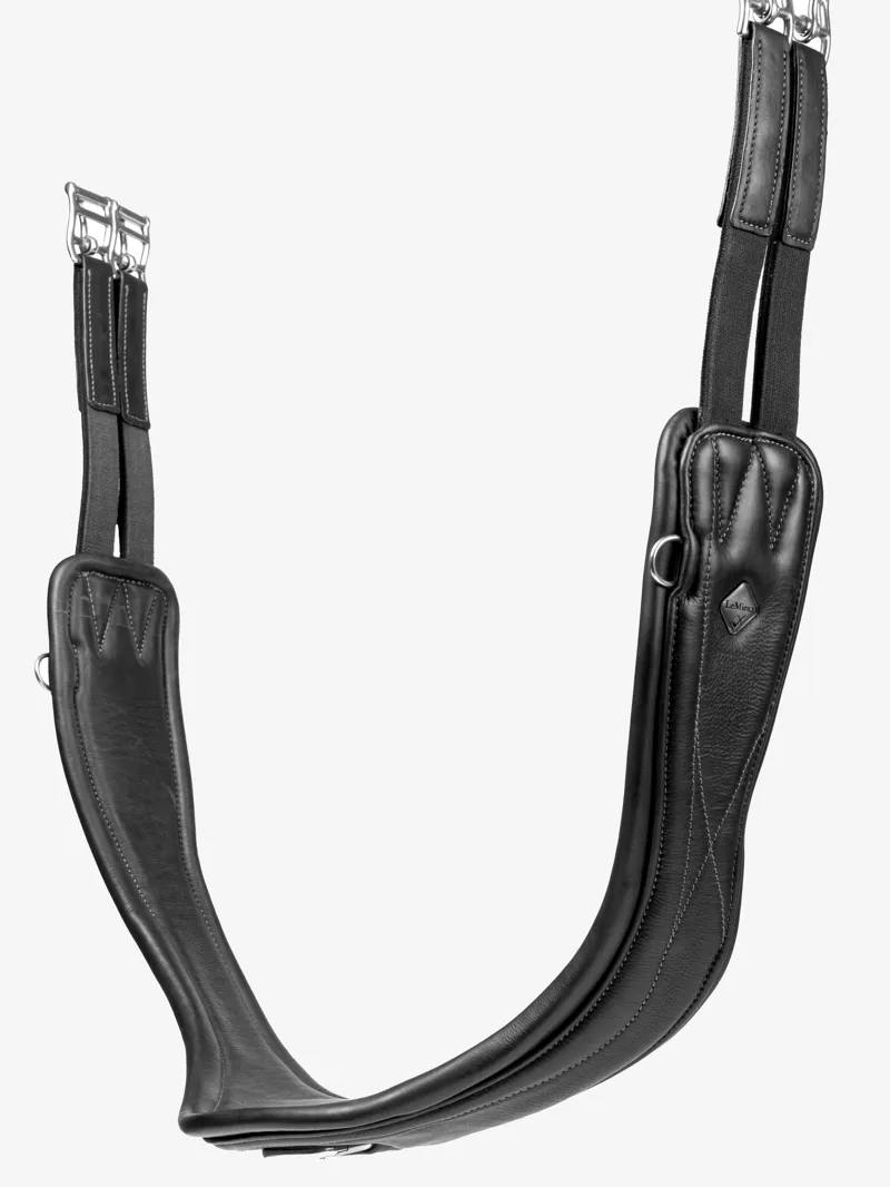 LeMieux Gel-Tek Anatomic Jumping Girth Black