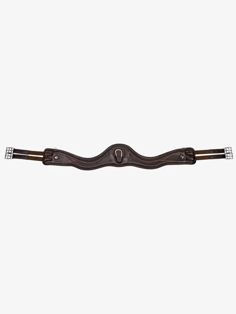 LeMieux Gel-Tek Anatomic Jumping Girth Brown-2