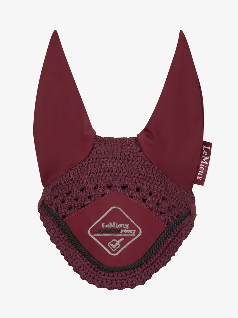 LeMieux Junior Pro Fly Hood Burgundy