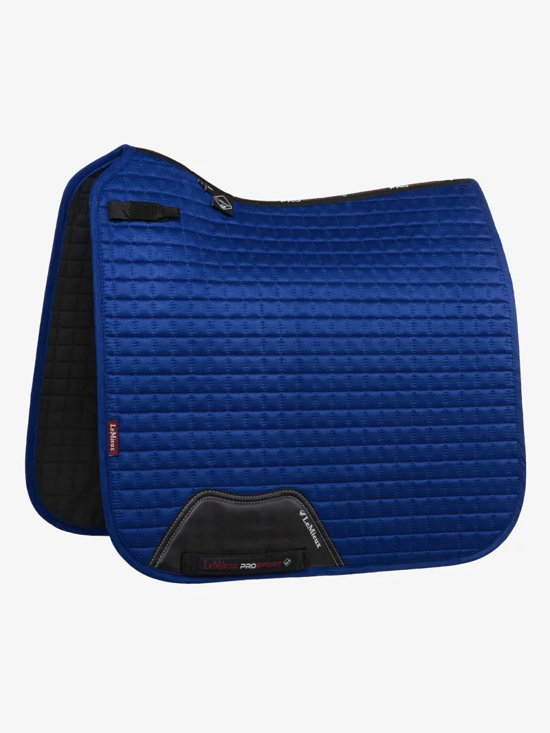 LeMieux Suede Dressage Square - Benetton Blue - Large