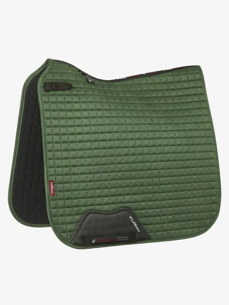 LeMieux Suede Dressage Square - Hunter Green - Large