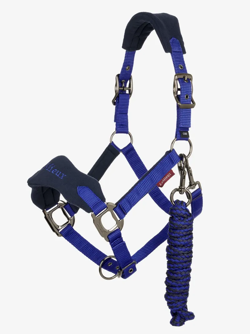 LeMieux Vogue Headcollar and Leadrope Blue